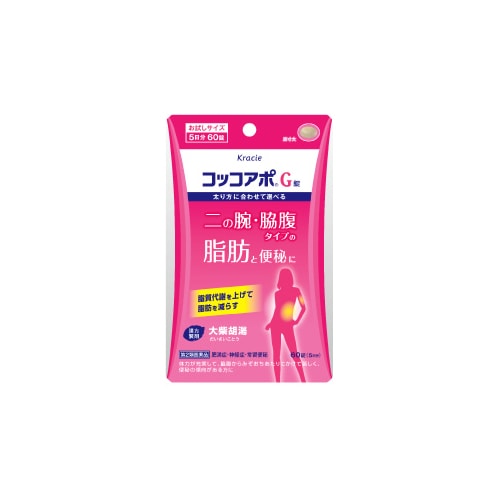 【第2類医薬品】クラシエ薬品 コッコアポG錠 5日分 (60錠) 大柴胡湯 だいさいことう 肥満症 神経症 常習便秘