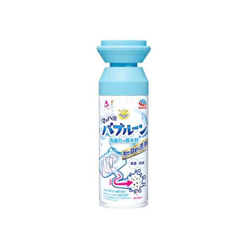 アース製薬 らくハピ マッハ泡バブルーン 洗面台の排水管 (200mL) 洗面台用 洗浄剤