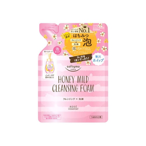 コーセーコスメポート ソフティモ クレンジングフォーム ハニーマイルド つめかえ用 (170mL) 詰め替え用