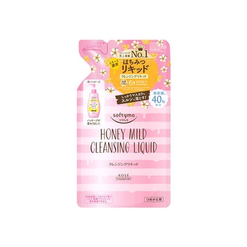 コーセーコスメポート ソフティモ クレンジングリキッド ハニーマイルド つめかえ用 (200mL) 詰め替え用