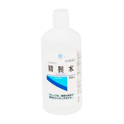 【第3類医薬品】くらしリズム メディカル 日本薬局方 精製水 (500mL) 高温処理済
