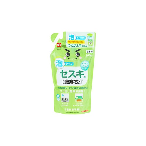 レック GN セスキ泡スプレー 激落ちくん C00137 つめかえ用 (360mL) 詰め替え用 住宅用 洗浄剤 クリーナー