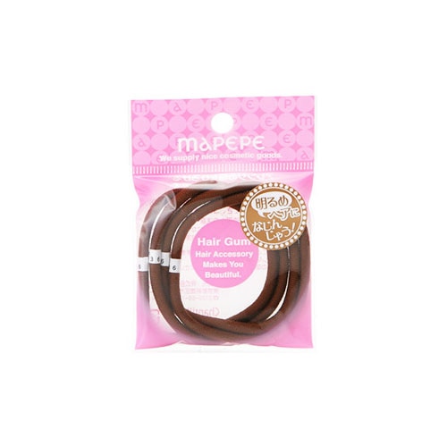 シャンティ マペペ リングゴム ライトブラウン (4個) ヘアゴム