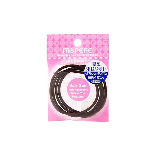 シャンティ マペペ リングゴムM ブラウン (4個) ヘアゴム 髪ゴム