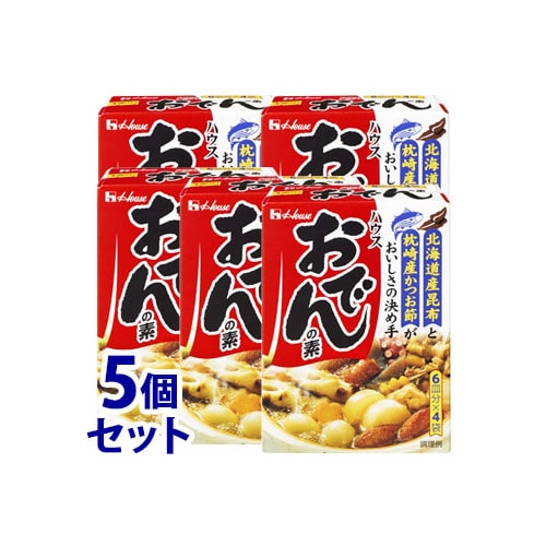 《セット販売》 ハウス食品 おでんの素 (19.3g×4袋)×5個セット ※軽減税率対象商品