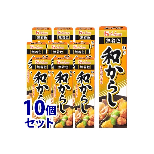 《セット販売》　ハウス食品 ねり和からし (43g)×10個セット 薬味　※軽減税率対象商品