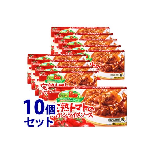《セット販売》　ハウス食品 完熟トマトのハヤシライスソース (184g)×10個セット ハヤシルウ ルー　※軽減税率対象商品