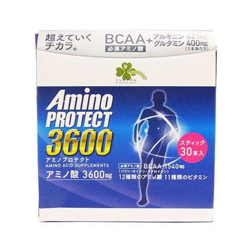 くらしリズム アミノプロテクト レモンフレーバー 顆粒 スティック (4.5g×30本入) アミノ酸3600mg BCAA1540mg　※軽減税率対象商品