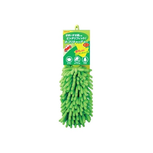 リンレイ ホコリキャッチャーミニグリーン (1個) 車用掃除用品 ホコリ取り