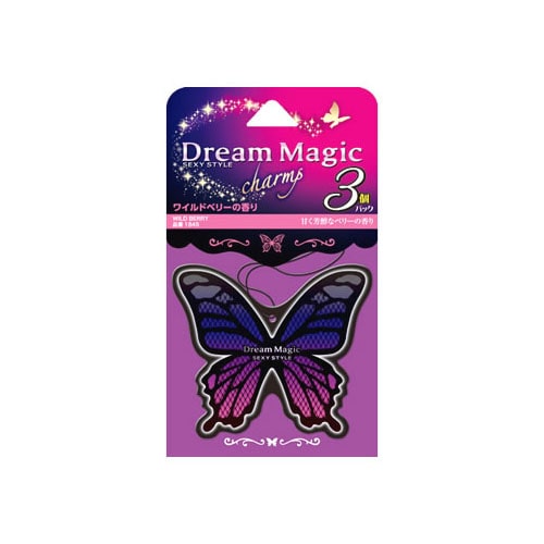 晴香堂 カーオール ドリームマジックチャーム ワイルドベリー 1845 (3個) 車用芳香剤