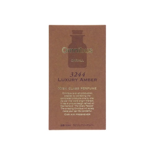 晴香堂 カーオール オムニバス ラグジュアリーアンバー 3244 (160mL) 車用 芳香剤