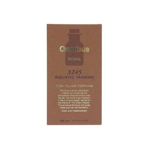 晴香堂 カーオール オムニバス アクアティックオム 3245 (160mL) 車用 芳香剤