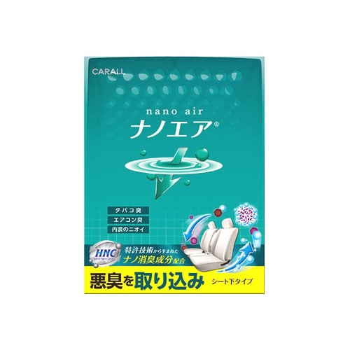 晴香堂 カーオール 消臭ナノエア シート下 微香ソープ 3295 (170mL) 車用芳香・消臭剤