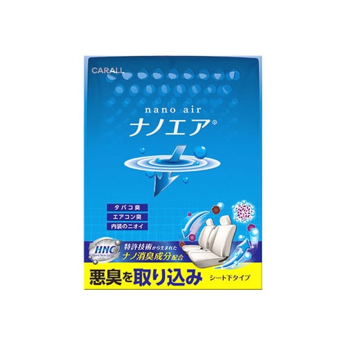 晴香堂 カーオール 消臭ナノエアシート下 無香料 3296 (170mL) 車用 芳香・消臭剤