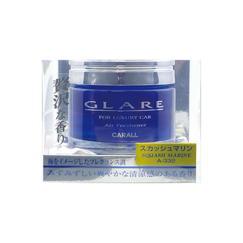 晴香堂 カーオール グレア青 スカッシュマリン A-332 (55mL) 車用 芳香剤