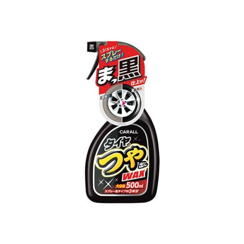 晴香堂 カーオール タイヤのつや出しワックス 2066 (500mL) 液体ワックス つや出し剤 車用品