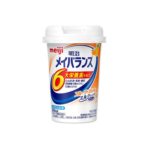 明治 メイバランス ミニカップ フルーツ・オレ味 (125mL) Miniカップ 栄養機能食品　※軽減税率対象商品