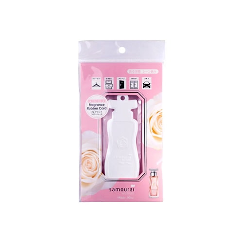 SPRジャパン サムライウーマン ホワイトローズ フレグランス ラバーカード (1枚) マルチフレグランス 芳香剤