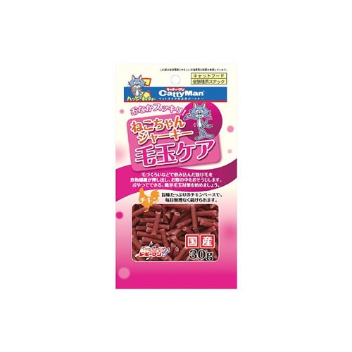 ドギーマン キャティーマン ねこちゃんジャーキー毛玉ケア チキン (30g) キャットフード 猫用おやつ