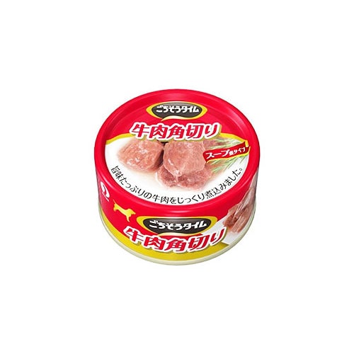 ペットライン ごちそうタイム 牛肉角切り (80g) 犬用おやつ ドッグフード