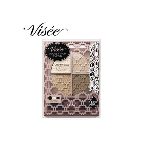 コーセー ヴィセ リシェ グロッシーリッチ アイズ N BE-1 ライトベージュ系 (4.5g) アイシャドウ Visee