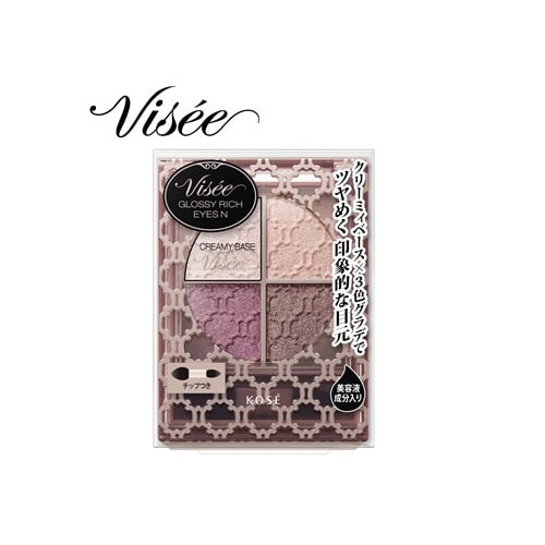 コーセー ヴィセ リシェ グロッシーリッチ アイズ N PK-3 バーガンディ系 (4.5g) アイシャドウ Visee