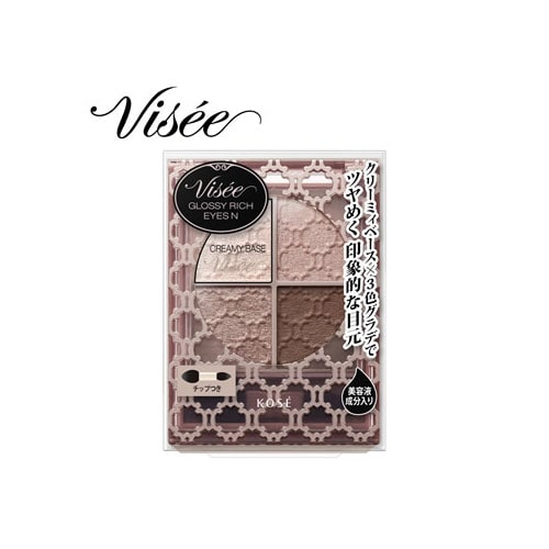 コーセー ヴィセ リシェ グロッシーリッチ アイズ N BR-5 ココアブラウン系 (4.5g) アイシャドウ Visee