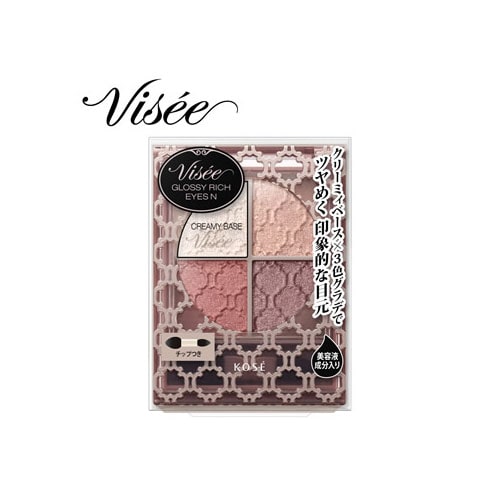 コーセー ヴィセ リシェ グロッシーリッチ アイズ N RD-6 ブラウニッシュレッド系 (4.5g) アイシャドウ Visee
