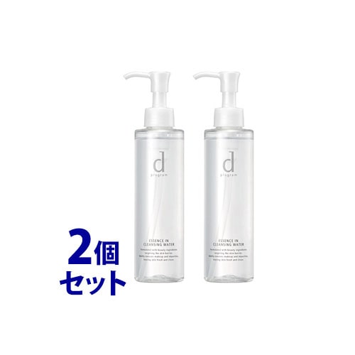 《セット販売》 資生堂 dプログラム エッセンスイン クレンジングウォーター (180mL)×2個セット 薬用クレンジングウォーター 【医薬部外品】