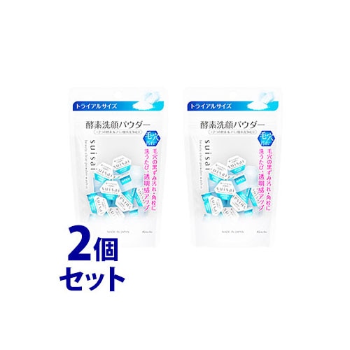 《セット販売》　カネボウ スイサイ ビューティクリア パウダーウォッシュN トライアル (0.4g×15個)×2個セット 洗顔パウダー suisai