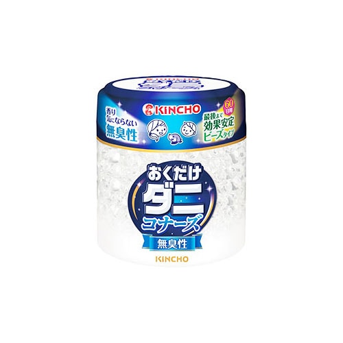 金鳥 KINCHO キンチョウ おくだけ ダニコナーズ ビーズタイプ 60日用 無臭性 (170g) ダニ用 忌避剤