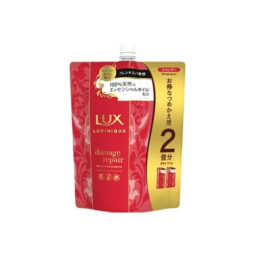ユニリーバ LUX ラックス ルミニーク ダメージリペア シャンプー つめかえ用 (700g) 詰め替え用 ノンシリコンシャンプー