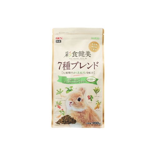 ジェックス 彩食健美 7種ブレンド (900g) ウサギ用フード エサ