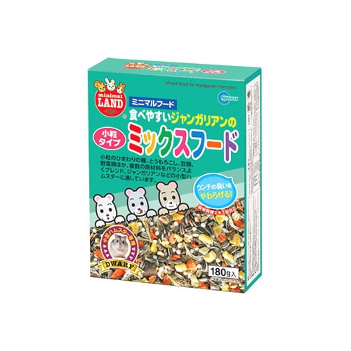 マルカン ミニマルフード ジャンガリアンのミックスフード (180g) ハムスター用エサ