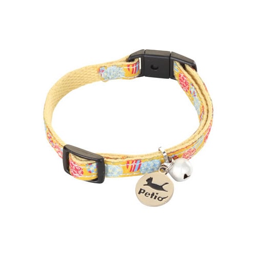 ペティオ 猫小町カラー 手まり イエロー (1個) 猫用首輪