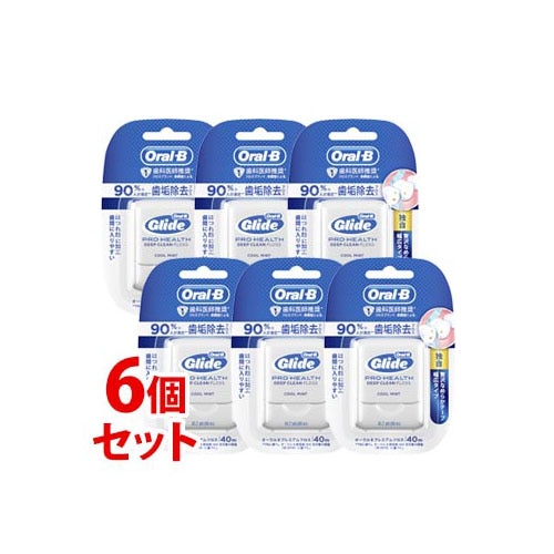 《セット販売》 P&G ブラウン オーラルB プレミアム デンタルフロス (40m)×6個セット 【P&G】