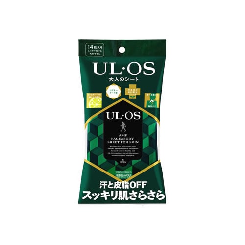 大塚製薬 ウル・オス 大人のシート (14枚) ウルオス UL・OS フェイスシート デオドラントシート