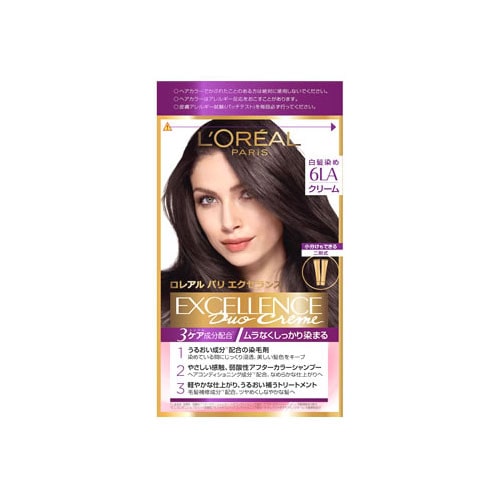 ロレアル パリ エクセランス R クリームタイプ 6LA ラベンダーアッシュ (1セット) 白髪染め 【医薬部外品】