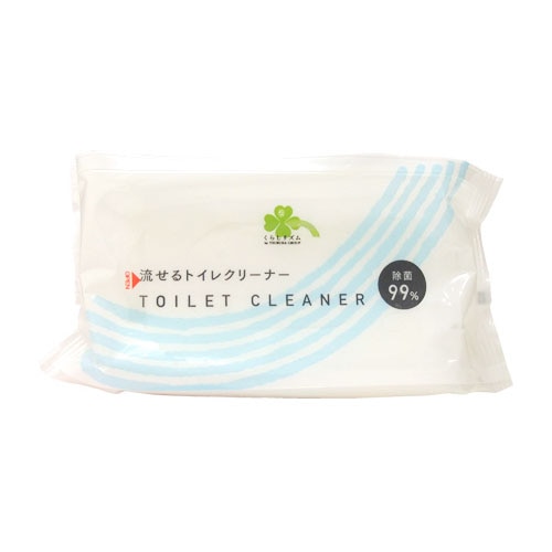 くらしリズム 流せる除菌トイレクリーナー (30枚) トイレ用そうじシート
