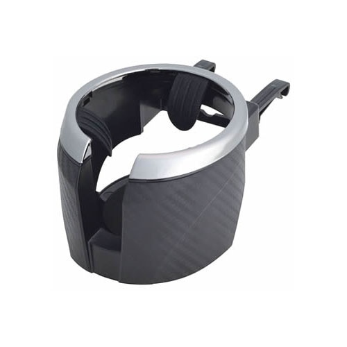 セイワ カップホルダー カーボン調 メタルブラック W859 (1個) ドリンクホルダー カーアクセサリー