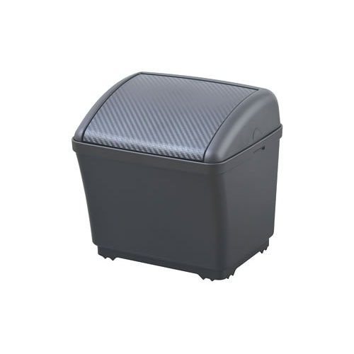 セイワ ダストボックスS カーボン ブラック W911 (1個) カーアクセサリー 車用 ゴミ箱