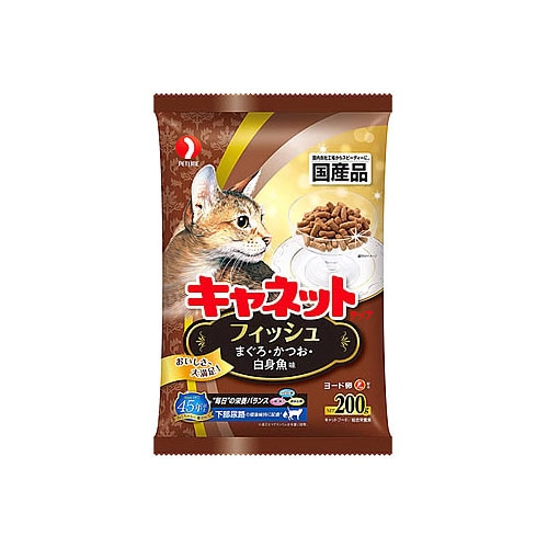 ペットライン キャネットチップ フィッシュ (200g) キャットフード ドライ