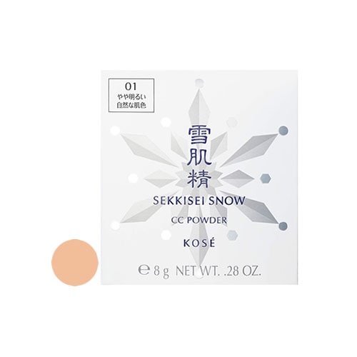 コーセー 雪肌精 スノー CC パウダー 001 やや明るい自然な肌色 (8g) SPF14 PA+ フェイスパウダー SEKKISEI