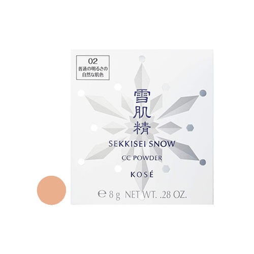 コーセー 雪肌精 スノー CC パウダー 002 普通の明るさの自然な肌色 (8g) SPF14 PA+ フェイスパウダー SEKKISEI