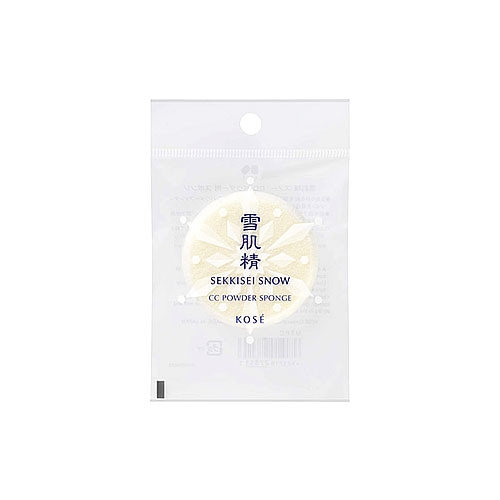 コーセー 雪肌精 スノー CC パウダー用 スポンジ (1個) フェイスパウダー用スポンジ SEKKISEI