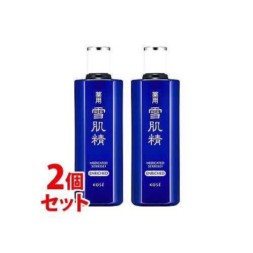 《セット販売》 コーセー 薬用 雪肌精 エンリッチ ラージサイズ (360mL)×2個セット 化粧水 SEKKISEI 【医薬部外品】