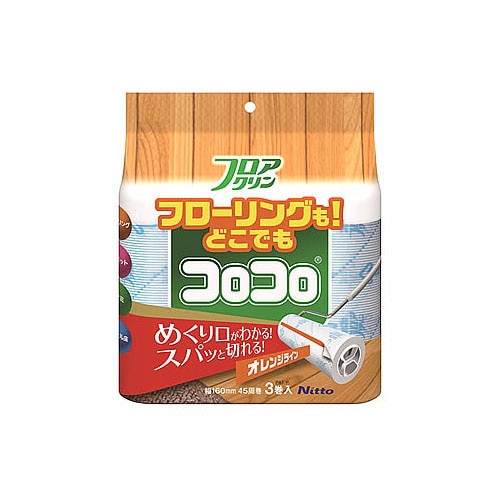 ニトムズ コロコロ スペアテープフロアクリン スカットカット (3巻) 粘着クリーナー
