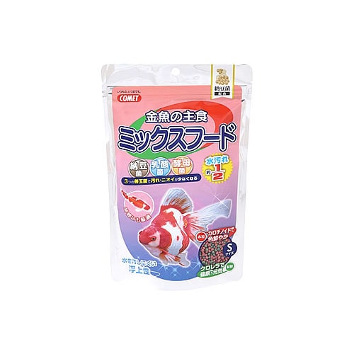 イトスイ コメット 金魚の主食 ミックスフード 納豆菌 (200g) 金魚 鯉 エサ 観賞魚用品