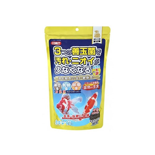 イトスイ コメット 金魚の主食 納豆菌 中粒 (430g) 金魚 エサ 観賞魚用品