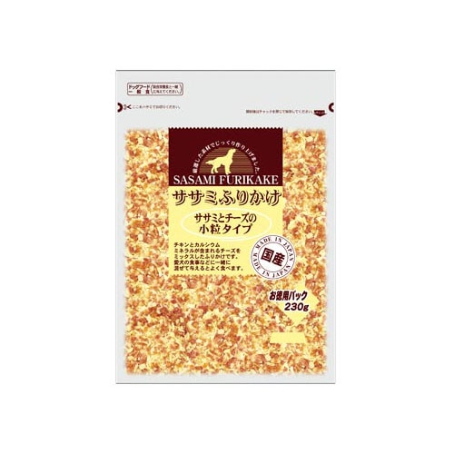 九州ペットフード ササミふりかけ ササミとチーズの小粒タイプ (230g) 犬用トッピング ドッグフード
